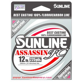Sunline 63042302 4594-0110 Assassin FC Fishing Equipment, 10 lb