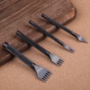 Leather Craft Tool 1/2/4/6 Prong DIY Lacing Stitching Punches Hole,