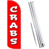 Vista Flags CRABS Windless Feather Banner Flag Kit (Flag, Pole,