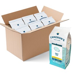 Cameron's Coffee Roasted Ground Coffee Bag, Donut Shop Blend, 10 Ounce, Pack of 6