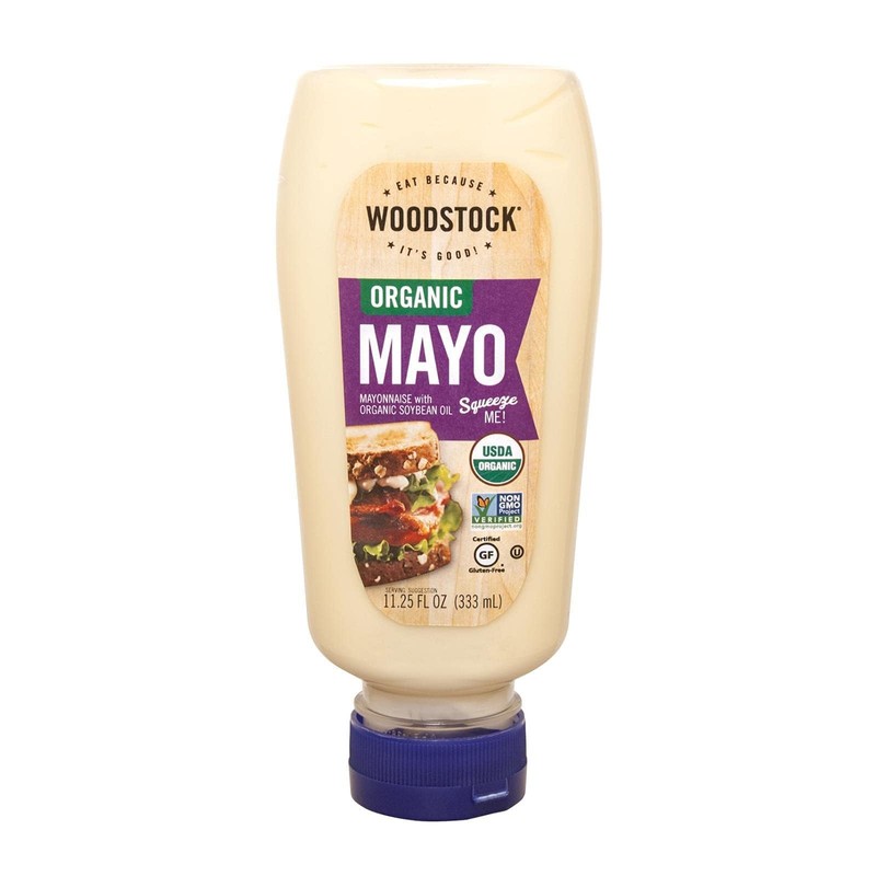 Woodstock Organic Mayonnaise - Squeeze - Case of 12 -