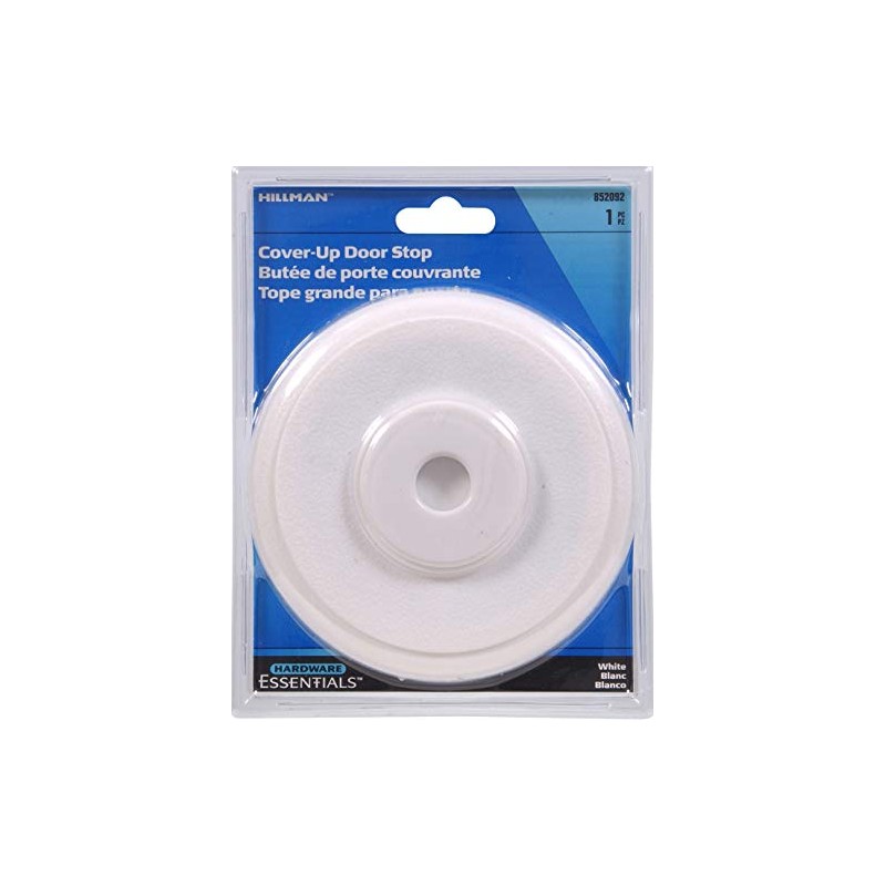 Hardware Essentials 852092 Self Adhesive Cover Up Wall Mount Door
