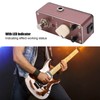Chorus Effect Metal Guitar Monoblock Effector Pedal with LED Indicator