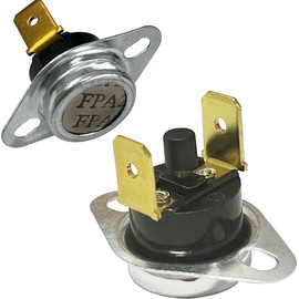 2-Pack 10123530 Furnace Thermostat L250F Manual Reset Flame Rollout Limit Switch Compatible with Goodman Amana