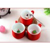 zah 300 ml Animal 3d taza mañana Taza, Santa Claus,