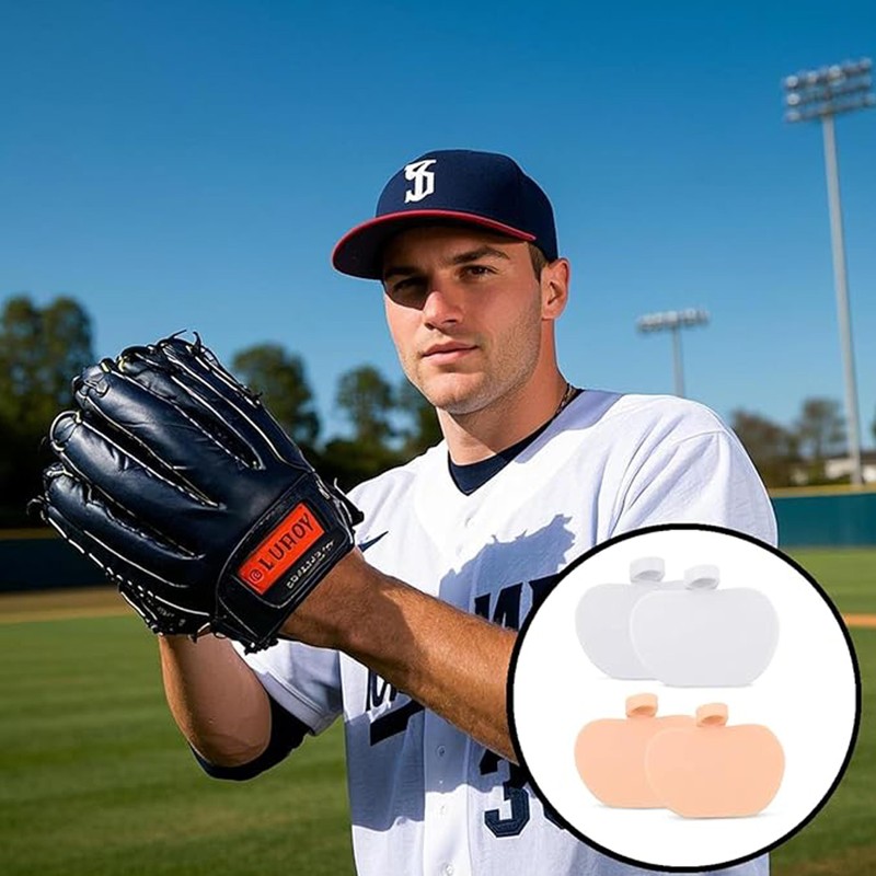 4 PCS Professional Baseball Hand Guard Pads,Palm Pads & Thumb