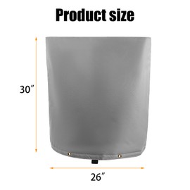 Backflow Preventer Cover Insulated Pouch,Outdoor Pipe Insulation Cover,Winter Pipe Insulation Cover Water Well Pump Covers Well Head Cover Sprinkler Valve Cover,Irrigation Backflow Preventer Cover