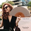 Tusitala Barcelona Wooden and Cotton Fan - 100% Artisan and