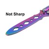 TOPCOM Butterfly Trainer, Unsharp-Blade Practice Training Tool Stainless Steel