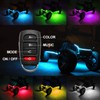 Roykaw Golf Cart Underglow LED Light Strip Kit Underbody Neon