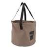 20L Portable Camping Bucket PVC Folding Water Bucket High Capacity