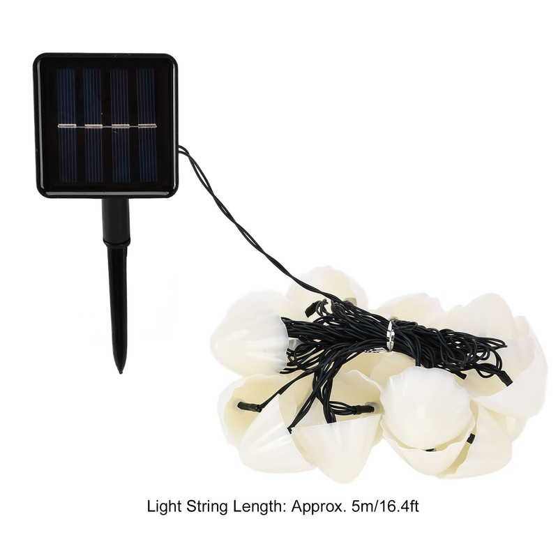 Solar Light String Waterproof Outdoor Garden Landscape Light 20LEDs 8