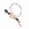 CGA‑320 CO2 Cylinder Refill Adapter with Hose For Filling Soda