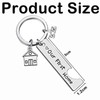 GETFACAI 2 PCS New Home Keyring, New Home Gifts, New