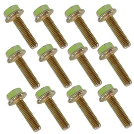 75120 Exhaust Manifold Bolts Hardware Kit - Grade 10.9 for LS1 LSX LS2 LS3 LS6 LS7 Header Bolts | Anti-Corrosion Replacement for 03413B 11518860 11609481 6506775AA 6507423AA | Fits Chevy GMC Buick
