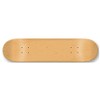 Blank Decks Warning Skateboard Deck (Natural)