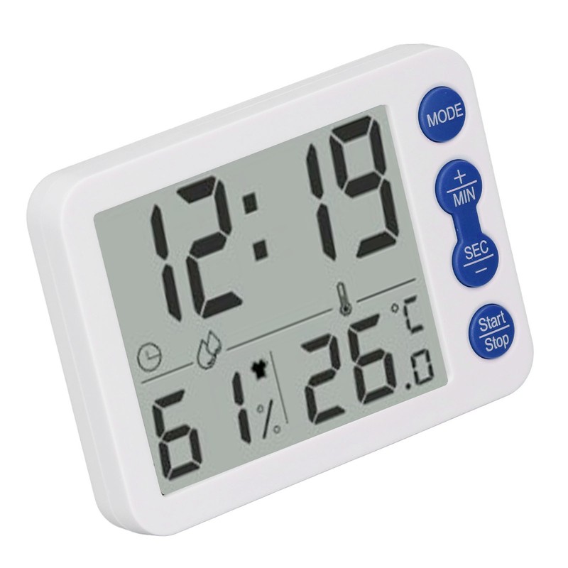 Indoor Digital Temperature Humidity Meter Multifunctional Electronic Thermometer Hygrometer with