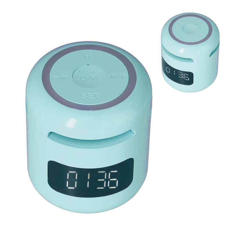 JM01 BT Clock Speaker Multifunctional Adjustable Portable BT Clock Speaker
