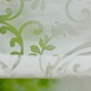 SCHOAL Roman Blind No Drilling Required Burnout Curtains Transparent Eyelet