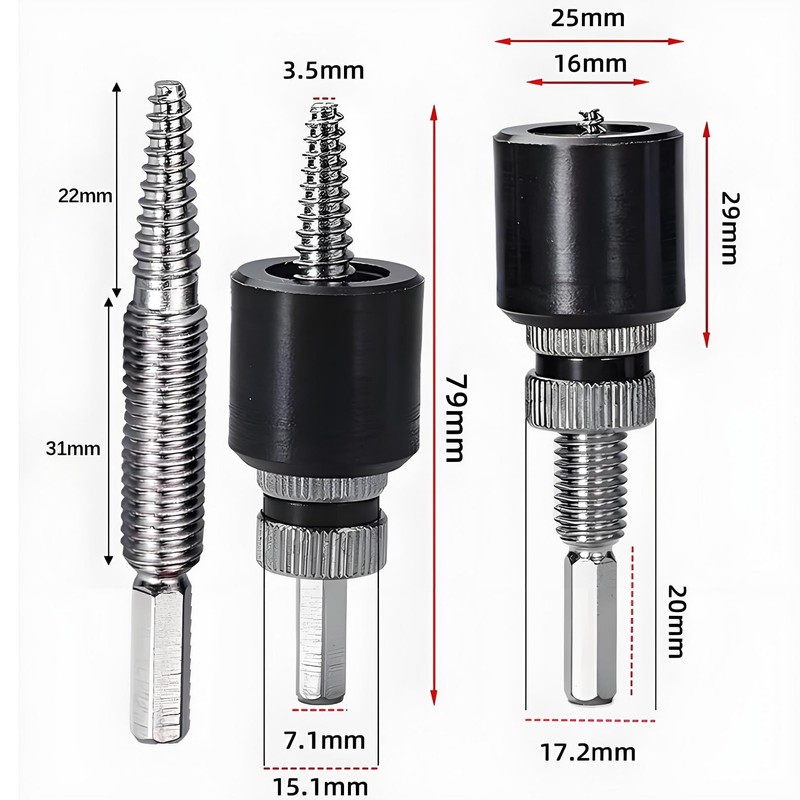 BAPPKON Dowel Remover Attachment - No Residue, No Damage to