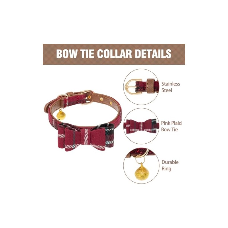 KOOLTAIL- Conjunto de collar y correa para perros pequeños con
