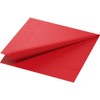 Duni Serviettes 3-Ply Tissue Plain Red 33 x 33 cm