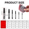 6 x Damaged Screw Extractor Sets, Easy Out Broken Bolt