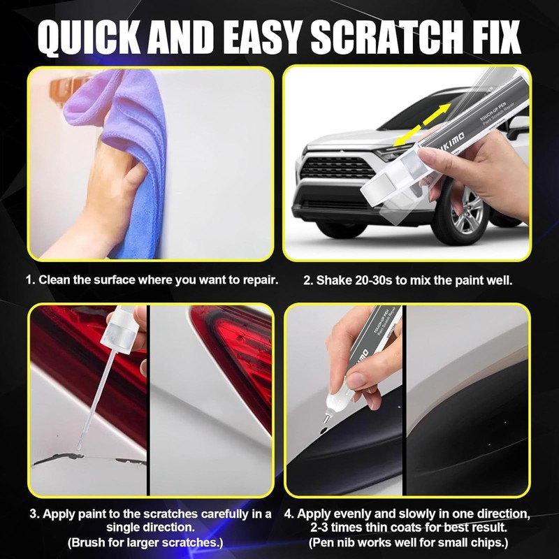 For Ford Touch Up Paint(Hot Pepper Red Metallic Tinted Clearcoat(EA/M7403A)