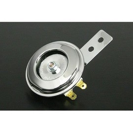 SP武川 DC12Vクロームメッキホーン 12Vモンキー 05-09-0020