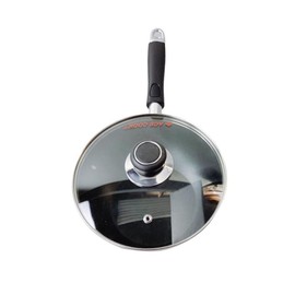 DBMIMPORTERS 8"/20cm Nonstick Wok Frying Pan Saute Pan with Lid, Non Toxic Deep Fry Pan