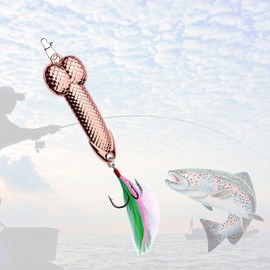 Enjoyard Funny Fishing Bait Gift, Fishing Accessory Set for Trout 15 g Fishing Lures Spoof Fishing Suitable for Valentine's Day Birthday