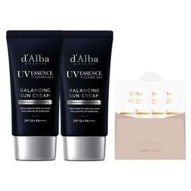 Dalba All-in-One Waterful Balancing Sun Cream SPF50+ PA++++ 50ml 2p + Serum Cleanser 9ml, 1 piece / 달바 올인원 워터풀 밸런싱 선크림 SPF50+ PA++++ 50ml 2p +세럼 클렌저 9ml, 1개