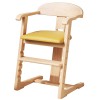 Solid Wood Toddler High Chair Modern Design Adjustable Height Easy