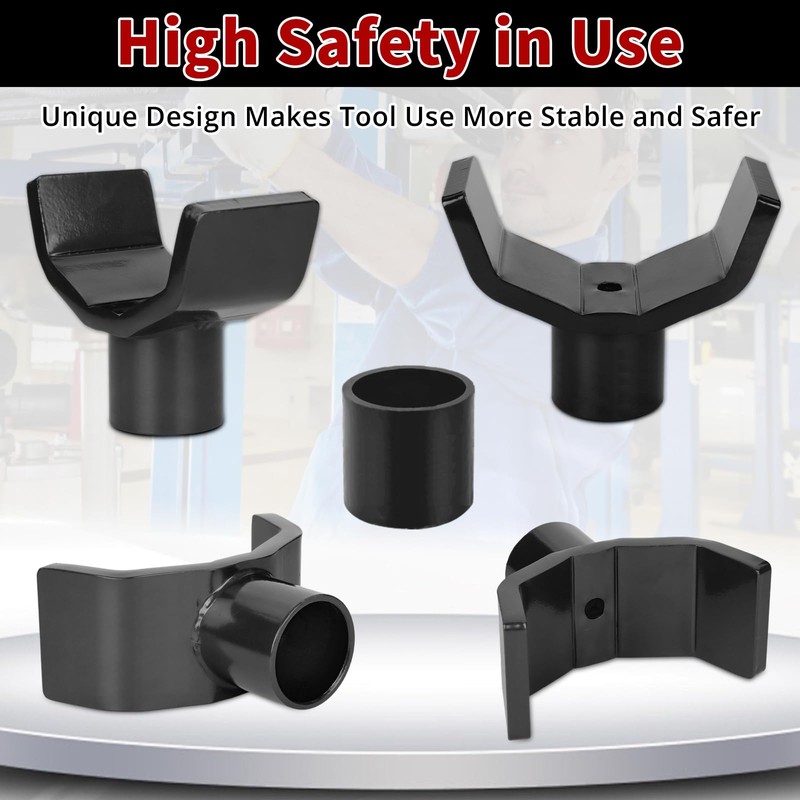 2-in-1 Bottle Jack Adapter - Universal Steel Adapter for Safe