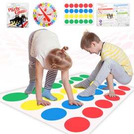 Twisting Game for Kids Adult Floor Mat Game With Spinner Balance Floor Play Mat Funny Games Pad Party Puzzle Game Christmas Birthday Gift Indoor Outdoor for Children Adults Team Family Party Gathering