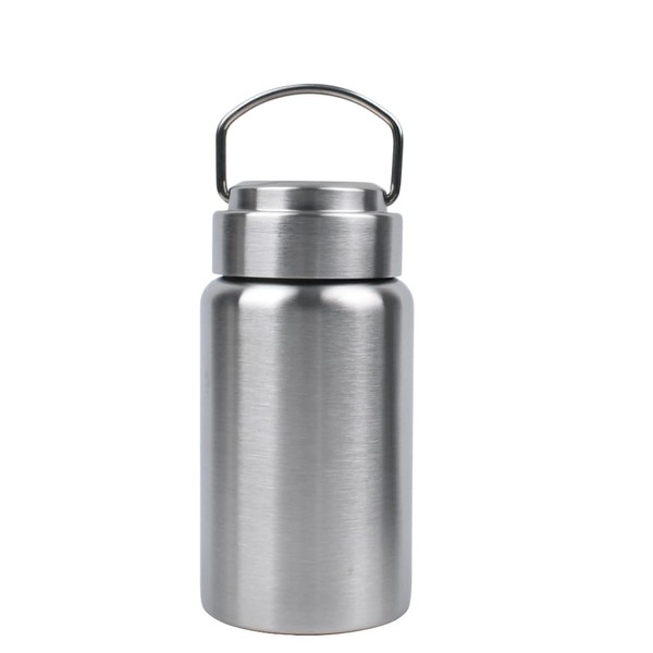 CDJ 16 OZ Uninsulated Single Wall Stainless Steel Water Bottle,