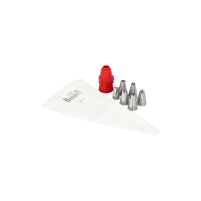 RBV Birkmann, 410879, Set, Washable, Piping Bag, Adapter & 6
