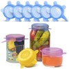 Orblue Silicone Stretch Lids 6-Pack Small for Fresh Food Storage