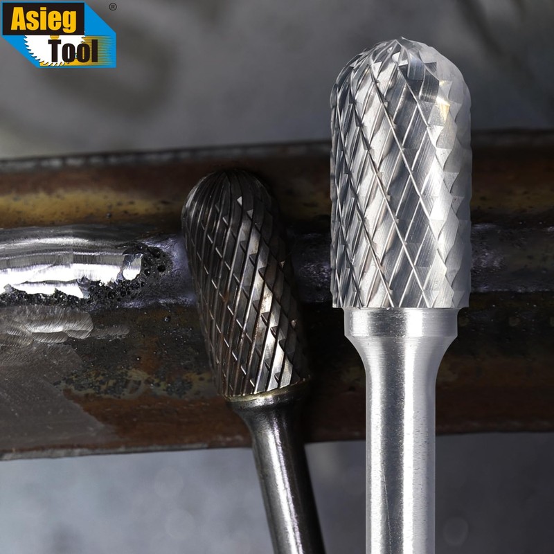 SC-5 Tungsten Carbide Burr Rotary File Cylindrical Shape with Radius