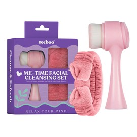 Me-Time Facial Cleansing Brush and Headband Set