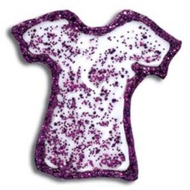 Folk Art Dimensional Glitter Fabric Paint 1.1 Ounce-fuchsia