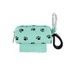 Doggie Walk Bags DB1-SEASQP Square Duffel Paw Print Bag, Seafoam