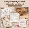 12 PCS Plastic Letter and Number Stencils, Reusable Alphabet Drawing