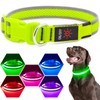 Flashseen LED Dog Collar, USB Rechargeable Light Up Dog Collar