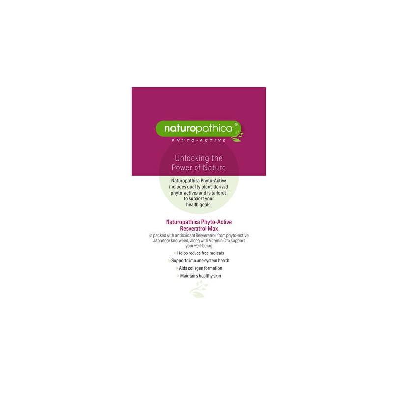 Naturopathica Resveratrol Max Anti-Ageing 30 Tablets