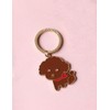 U-PICK Women's Keychain, Shiba Inu, Polyurethane (PU), Alloy, Cute Charm