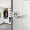 Probrico Passage Door Handles Satin Nickel Handles Lever On Square