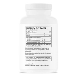 Thorne Suplemento de vitamina D-10,000 UI 60 cápsulas Sin sabor