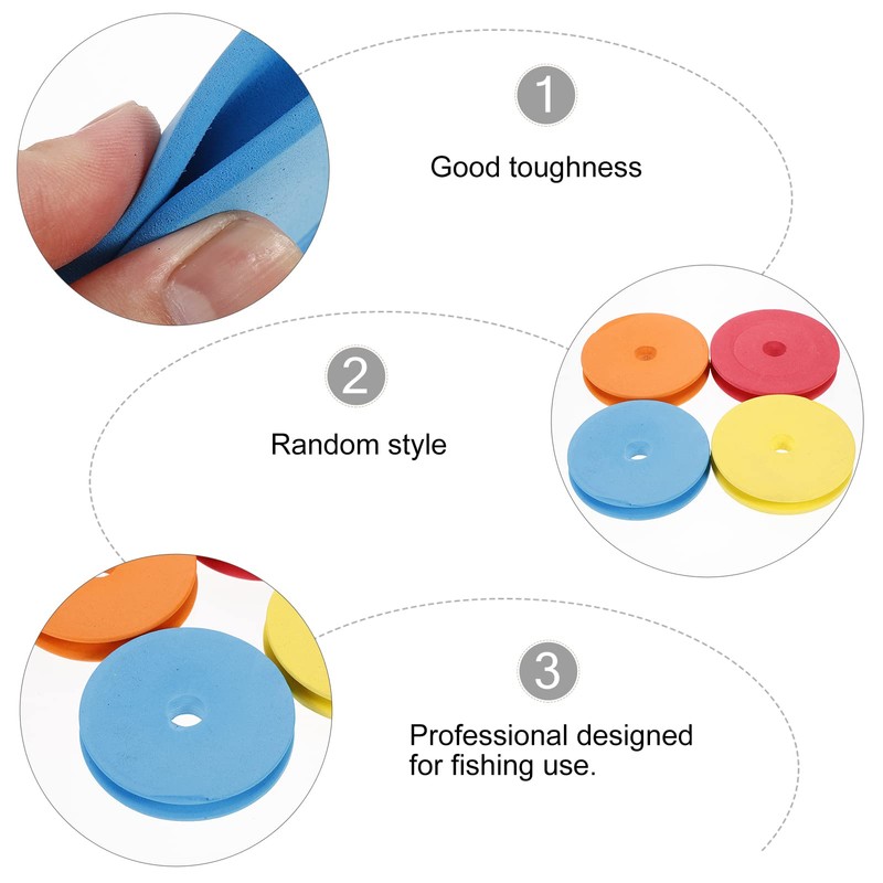 iplusmile 10PCS 3.95inch Large Size Fishing Line Spool Fishing Line