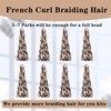 French Curl Braiding Hair 24Inch 8Packs French Curl Crochet Braids